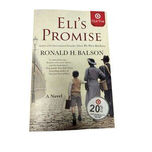 Elis Promise By Ronald H. Balson New Paperback Historical Fiction WWII Drama